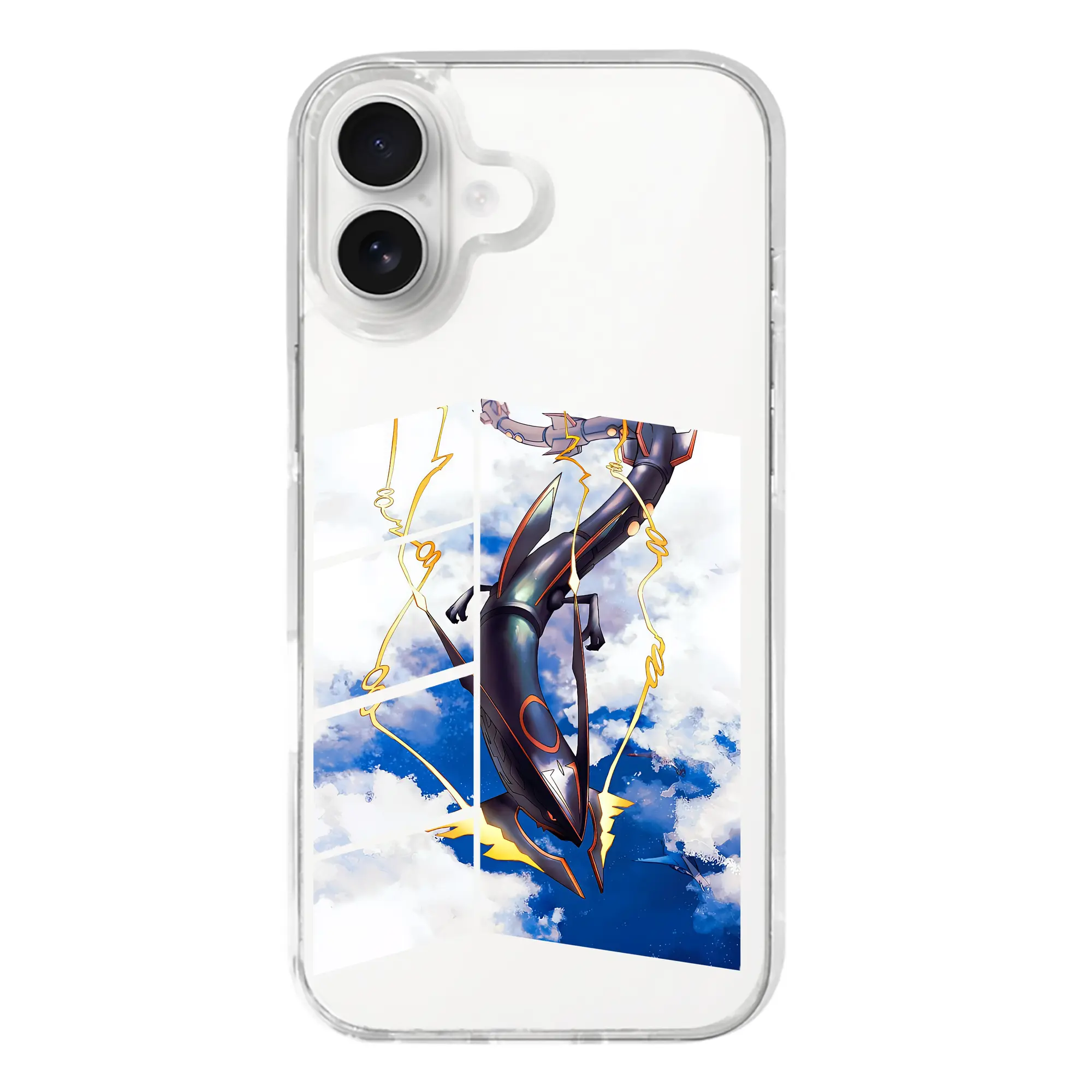 ポケモン グッズ,レックウザ - iPhone 17シリーズ 透明スマホケース – 薄型・耐衝撃・精密フィット保護カバー